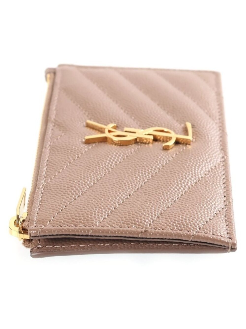 Saint Laurent YSL Cassandra Fragment Zip Card Case - Picture 3 of 6